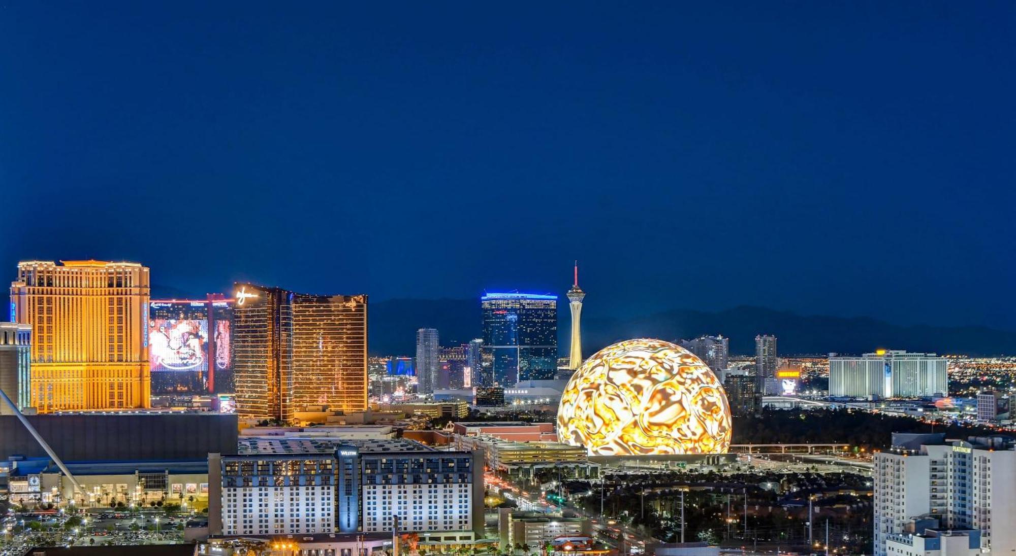 Mgm Signature-34-821 1Br2Ba F1 Strip View Balcony 拉斯维加斯 外观 照片